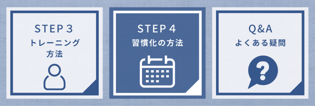 ジム選びのステップ