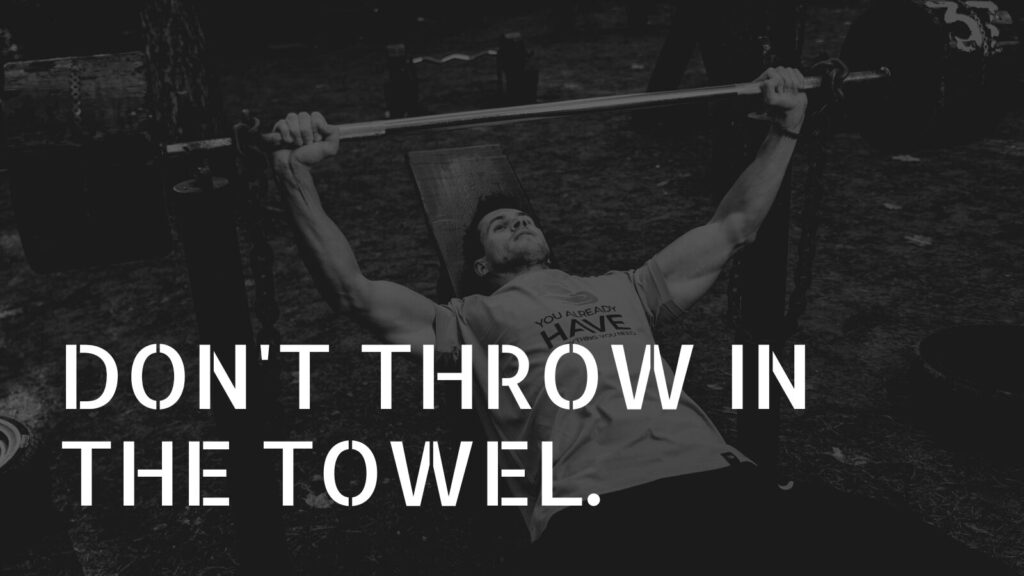 筋トレを諦めてはいけない