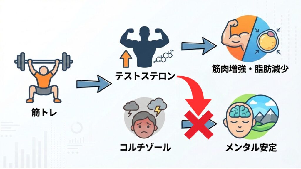 テストステロンの効果