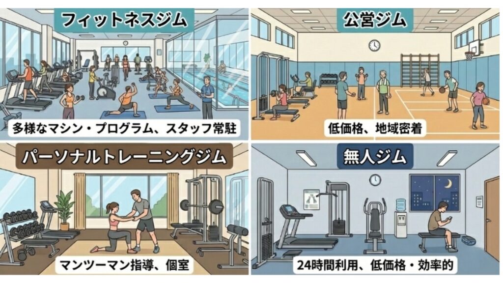 ジムの種類