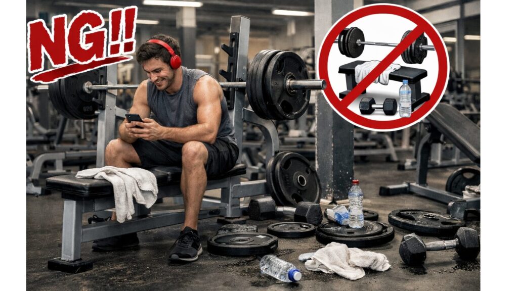 片付けしない客