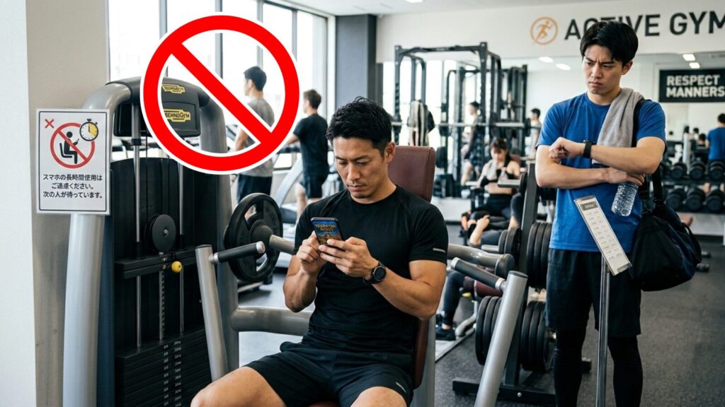 長時間のスマホ利用