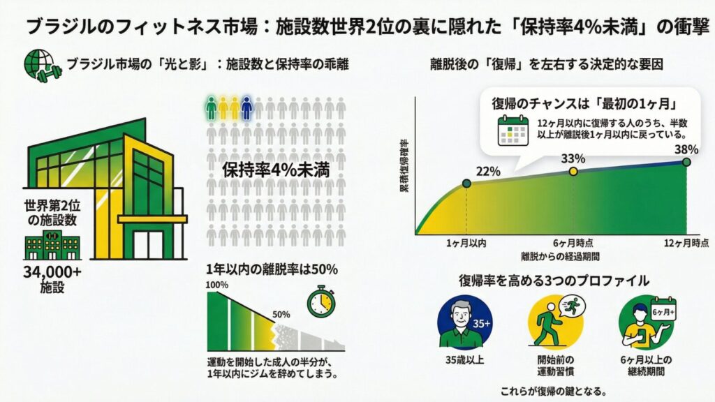 筋トレを継続できる人は4%