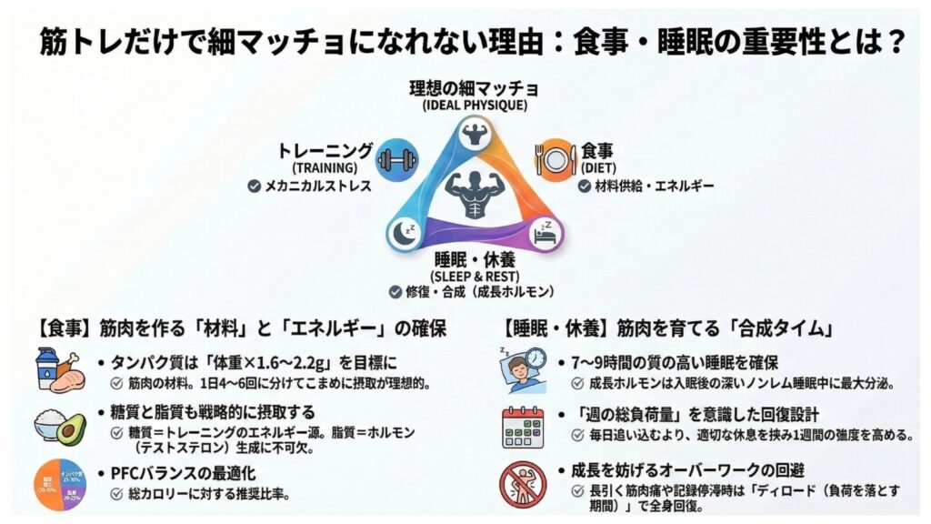 食事・睡眠の重要性