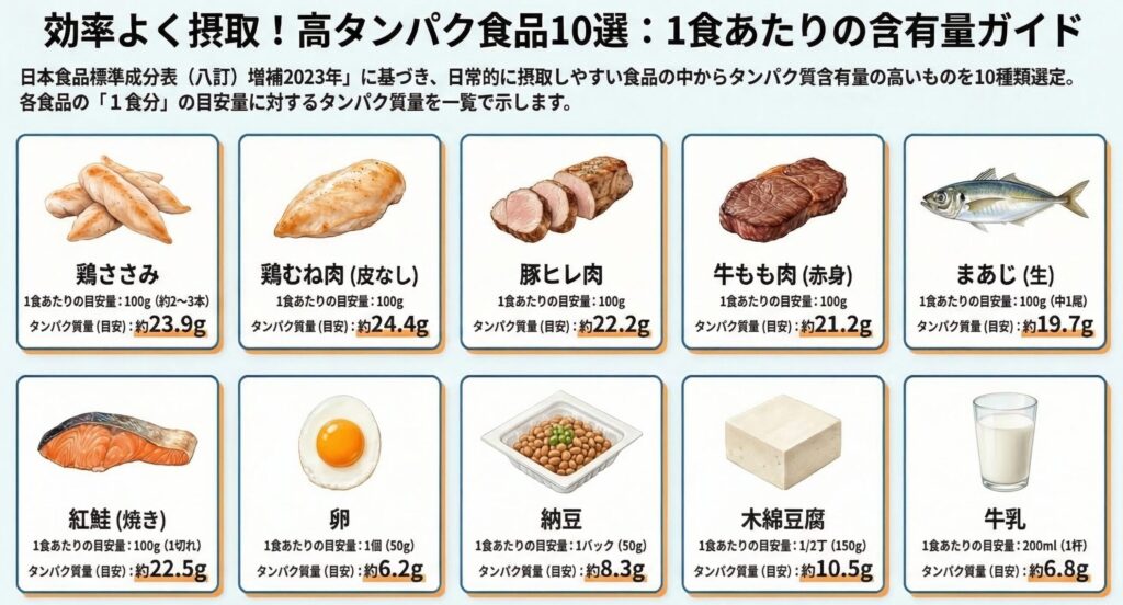 高タンパク食品