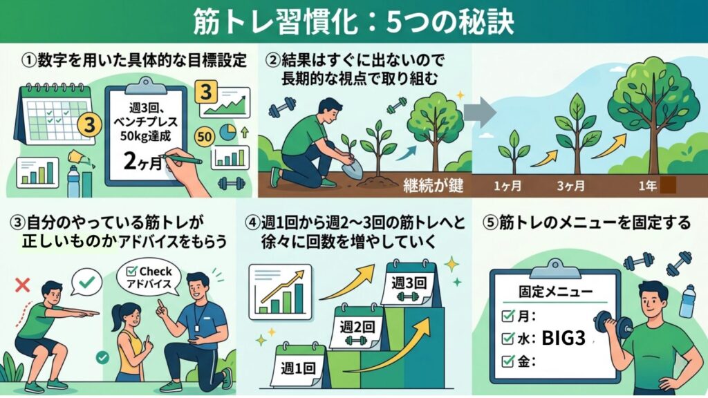 筋トレの習慣化