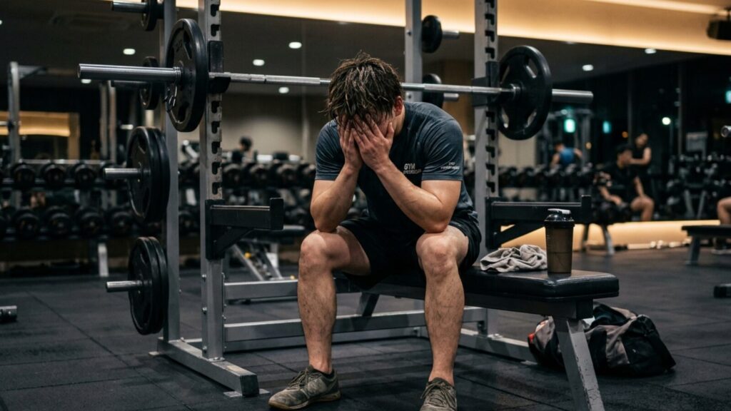 筋トレを挫折する人